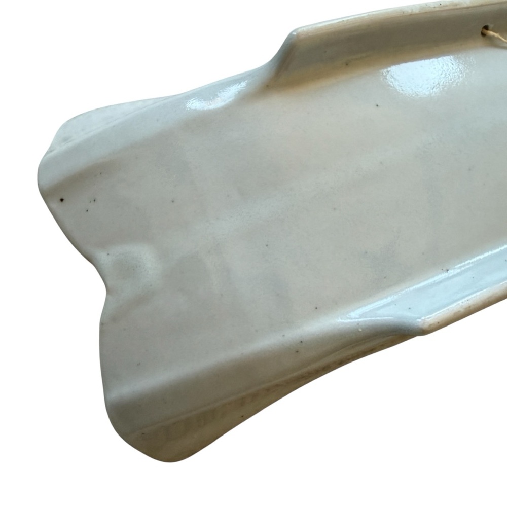 RARE HIGHLAND STONEWARE POTTERY SCOTLAND SALMON FISH PLATE DISH PLATTER 26" LONG - Picture 12 of 12